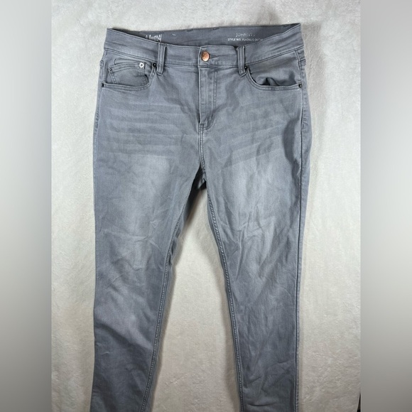 Men's Mugsy 34W 34L JOHNNIES Gray Performance Stretch Jeans Bin B - Picture 2 of 12